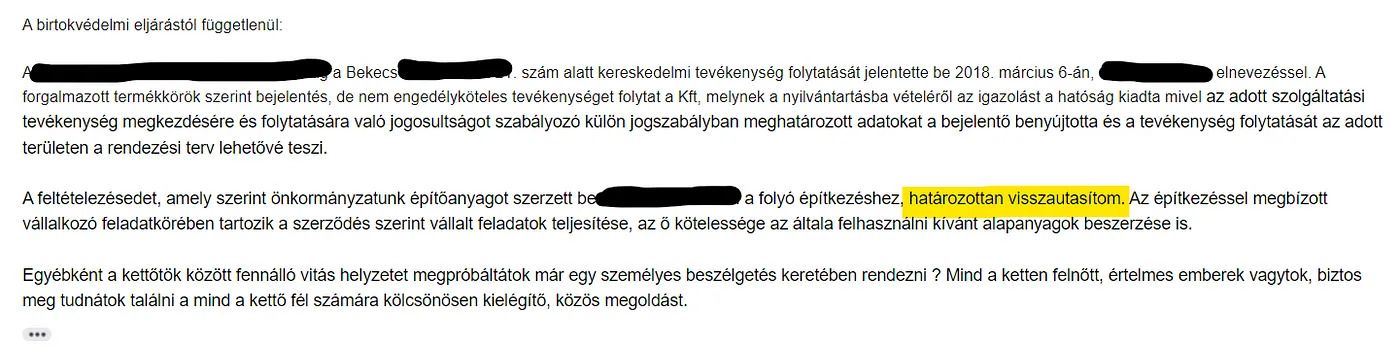 Bodnár László megoldása: aki a jogszabályokat sem tiszteli, azzal személyesen beszéljük meg